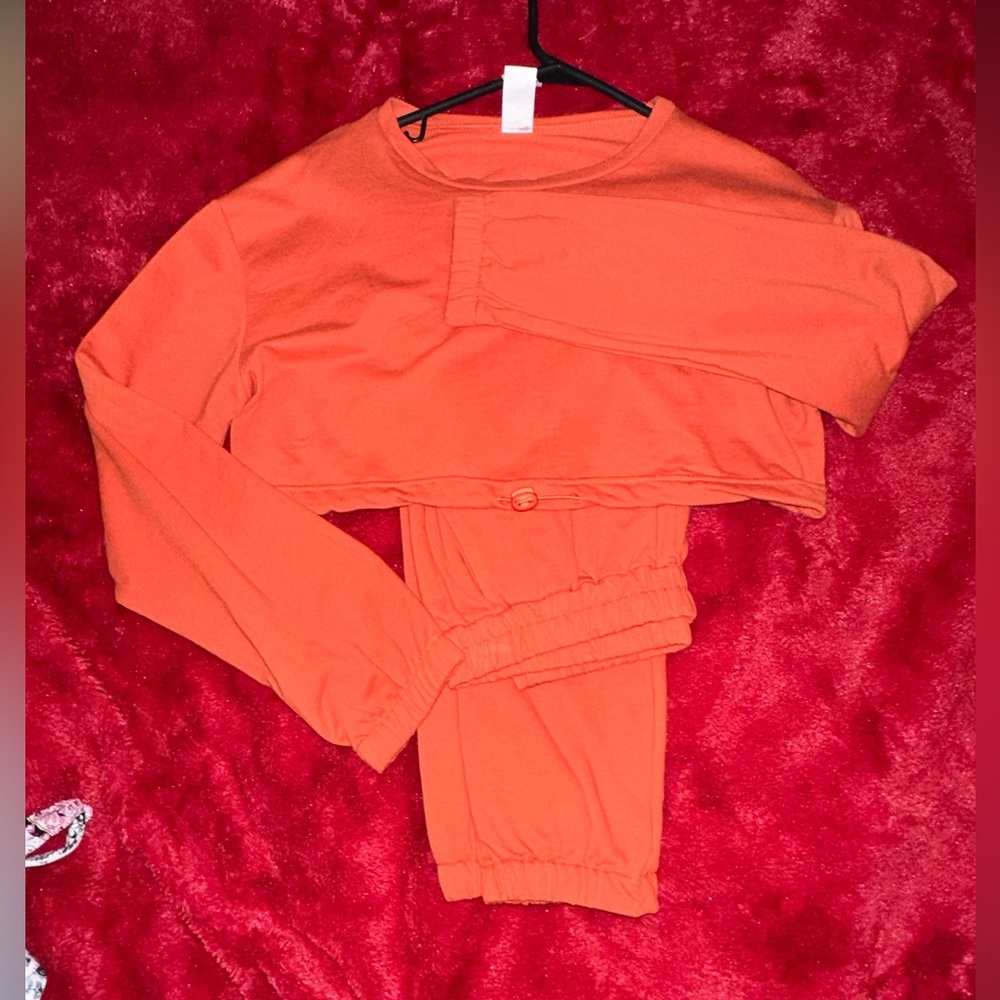 Orange two piece Outfit